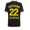 Dames Borussia Dortmund Jude Bellingham #22 Uit tenue 2022-23 Korte Mouw