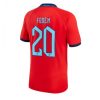Engeland Phil Foden #20 Uit tenue Mensen WK 2022 Korte Mouw