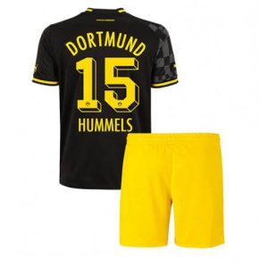 Kids Borussia Dortmund Mats Hummels #15 Uit tenue 2022-23 Korte Mouw (+ Korte broeken)