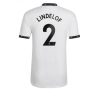 Manchester United Victor Lindelof #2 Uit tenue Mensen 2022-23 Korte Mouw