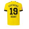 Borussia Dortmund Julian Brandt #19 Thuis tenue Mensen 2022-23 Korte Mouw