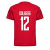 Denemarken Kasper Dolberg #12 Thuis tenue Mensen WK 2022 Korte Mouw