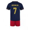 Kids Ajax Steven Bergwijn #7 Uit tenue 2022-23 Korte Mouw (+ Korte broeken)
