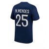 Paris Saint-Germain Nuno Mendes #25 Thuis tenue Mensen 2022-23 Korte Mouw
