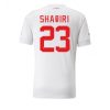 Zwitserland Xherdan Shaqiri #23 Uit tenue Mensen WK 2022 Korte Mouw