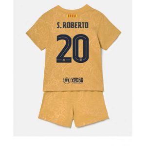 Kids Barcelona Sergi Roberto #20 Uit tenue 2022-23 Korte Mouw (+ Korte broeken)