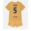 Kids Barcelona Sergio Busquets #5 Uit tenue 2022-23 Korte Mouw (+ Korte broeken)