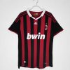 AC Milan 2009/10 Thuis tenue Korte Mouw Retro Voetbalshirts
