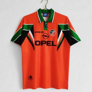 Ierland 1997/98 Uit tenue Korte Mouw Klassieke Retro Voetbalshirts