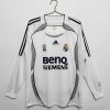 Real Madrid 2006/07 Thuis tenue Lange Mouwen Klassieke Retro Voetbalshirts