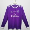 Real Madrid 2016/17 Uit tenue Lange Mouwen Klassieke Retro Voetbalshirts