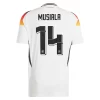 Duitsland Jamal Musiala #14 Thuisshirt EK 2024 Voetbalshirts Korte Mouw