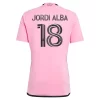 Inter Miami CF Jordi Alba #18 Thuisshirt 2024-2025 Voetbalshirt met Korte Mouw