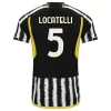 Juventus Manuel Locatelli #5 Thuisshirt 2023-2024 Voetbalshirts Korte Mouw
