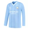 Manchester City Jack Grealish #10 Thuisshirt 2023-2024 Voetbalshirts Lange Mouwen-1