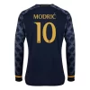 Real Madrid Luka Modric #10 Uitshirt 2023-2024 Voetbalshirt met Lange Mouwen