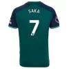 Arsenal Bukayo Saka #7 Derde Shirt 2023-2024 Voetbalshirts Korte Mouw