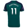 Arsenal Gabriel Martinelli #11 Derde Shirt 2023-2024 Voetbalshirts Korte Mouw