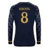 Real Madrid Toni Kroos #8 Uitshirt 2023-2024 Voetbalshirts Lange Mouwen