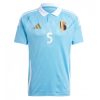 België Jan Vertonghen #5 Uitshirt EK 2024 Voetbalshirts Korte Mouw-1
