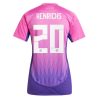 Dames Duitsland Benjamin Henrichs #20 Uitshirt EK 2024 Voetbalshirts Korte Mouw