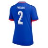 Dames Frankrijk Benjamin Pavard #2 Thuisshirt EK 2024 Voetbalshirts Korte Mouw