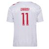Denemarken Mohamed Daramy #11 Uitshirt EK 2024 Voetbalshirts Korte Mouw