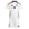 Kids Duitsland Benjamin Henrichs #20 Thuisshirt EK 2024 Voetbalshirts Korte Mouw (+ Korte broeken)-1