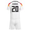 Kids Duitsland Benjamin Henrichs #20 Thuisshirt EK 2024 Voetbalshirts Korte Mouw (+ Korte broeken)