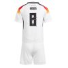 Kids Duitsland Toni Kroos #8 Thuisshirt EK 2024 Voetbalshirts Korte Mouw (+ Korte broeken)